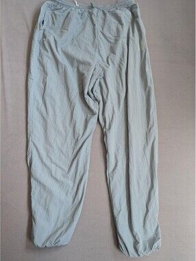 Gymshark Track Pants Mens M Gray Lightweight Elastic Waist Zip Pocket Tapered